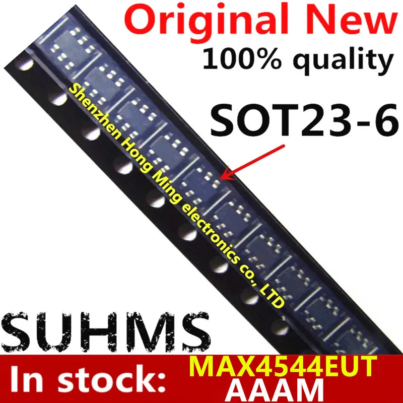 (10 шт.) 100% Новый чипсет MAX4544EUT + T MAX4544EUT MAX4544 AAAM sot23-6 Изображение 0