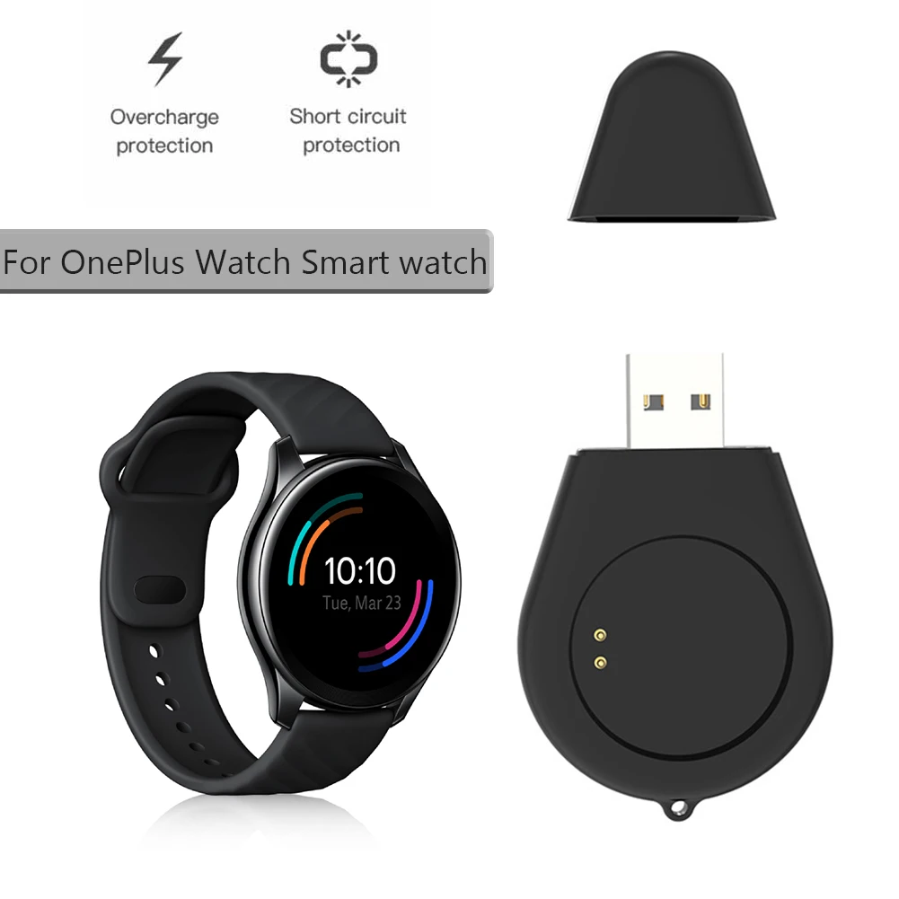 Мини Портативное USB Зарядное Устройство для OnePlus Watch 5V/1A Быстрая Зарядная Панель Smartwatch Беспроводная Зарядная Подставка Для Ноутбука PC Power Station Изображение 0