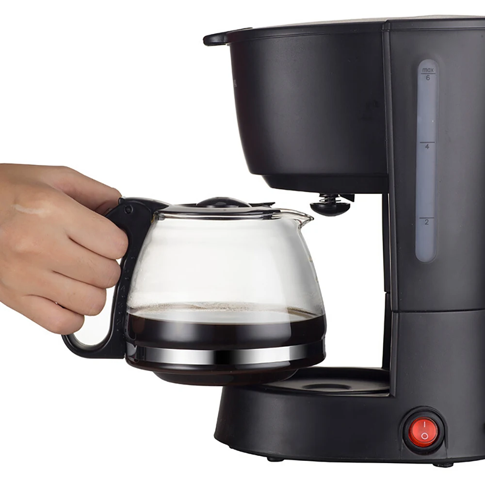 Электрическая кофеварка Высококачественная американская бытовая кофемашина Автоматическая Капельная Для Небольшого Офиса Автоматический Чайник Для приготовления чая и Кофе Изображение 0