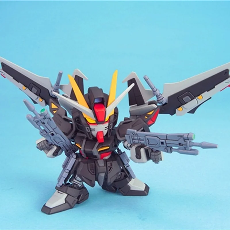 Оригинальный Подлинный SD BB 293 Strike Noir GAT-X105E Gundam Gunpla Собранная Модель Комплект Фигурка Аниме Фигурка Подарок Для Детей Изображение 3