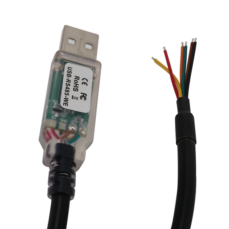 Конец провода Длиной 3X1, 8 М, кабель Usb-Rs485-We-1800-Bt, последовательный порт Usb-Rs485 для промышленного управления, изделия, похожие на ПЛК Изображение 4