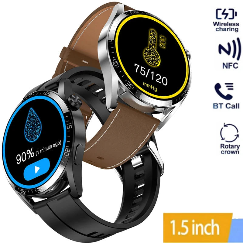 2023 Новые Мужские Спортивные GPS Bluetooth Talk IP68 водонепроницаемые NFC умные часы мужские для MEIZU 18s Pro Xiaomi Redmi 12C Samsung Galaxy S23 Изображение 0