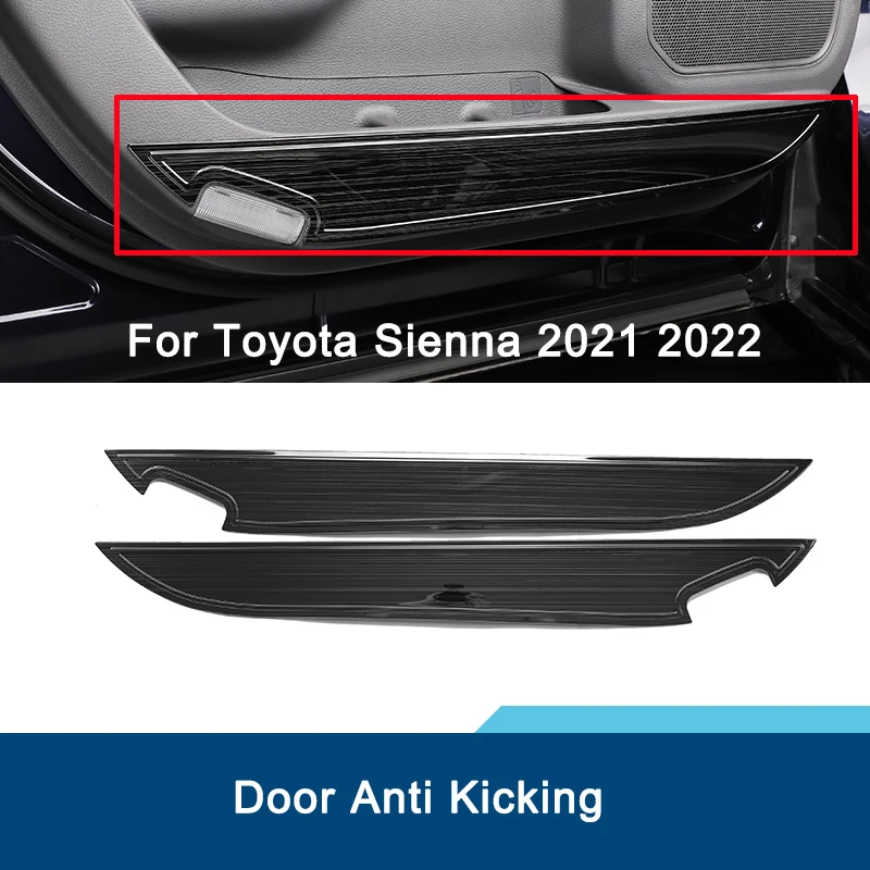 Для Toyota Sienna, Модифицированная дверная накладка из нержавеющей стали, Специальный защитный коврик, наклейка с защитой от царапин, украшение Изображение 0