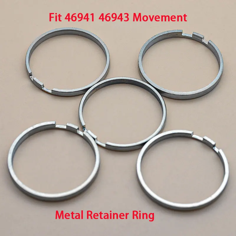 Металлическое стопорное кольцо Подходит для 46941 46943 Аксессуаров для механизма Запасные части Для ремонта часов Oriental Double Lion Изображение 0