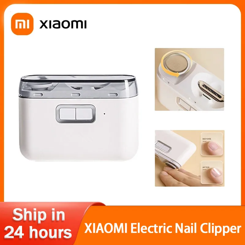 Оригинальная Электрическая машинка для стрижки ногтей XIAOMI Mijia с легкой подзарядкой Автоматический Триммер для ногтей 2 в 1 Полировка Уход за шлифованием ногтей Изображение 0