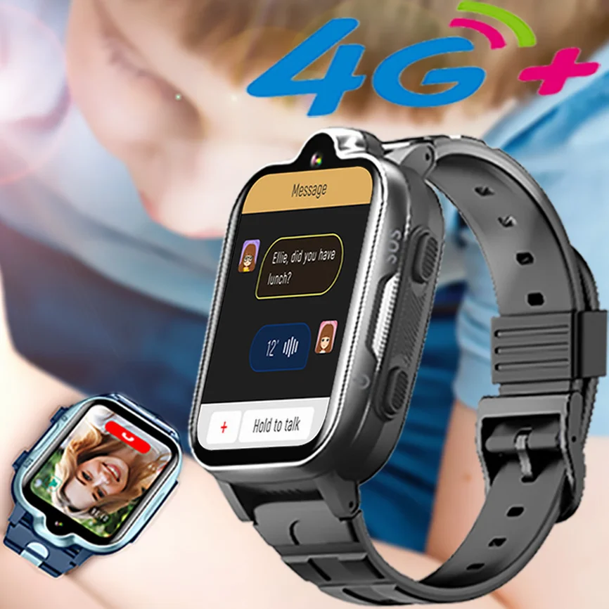 С 4G SIM-картой Мужские часы, Мужские Умные часы для детей, Wifi GPS Трекер, Голосовой чат, Монитор Видеозвонков, Xiaomi/Huawei 2023, Новые устройства Изображение 1