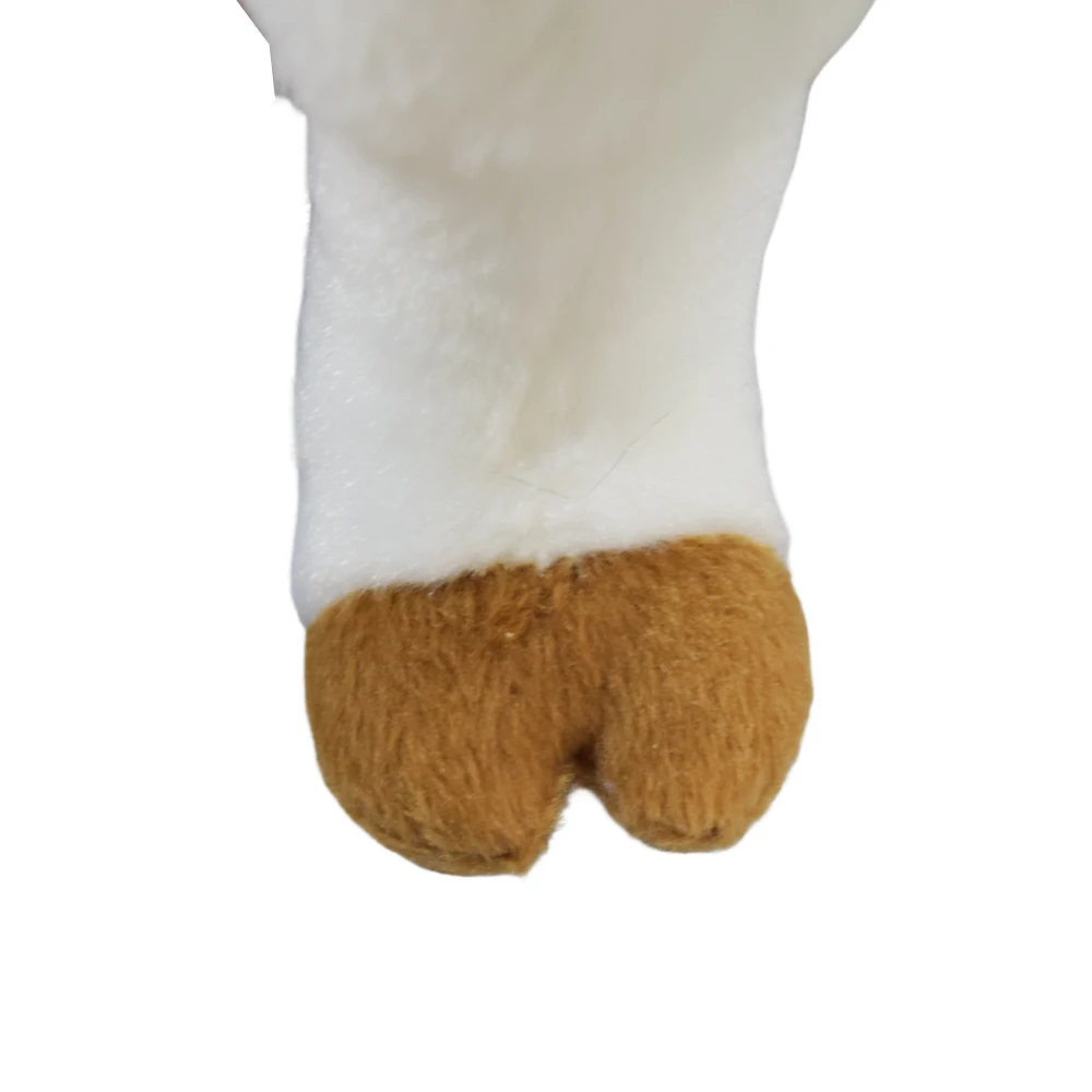 Реалистичная Белая коза, Плюшевая игрушка, Реалистичная белая коза, плюшевые игрушки, имитирующие животных, Кукла Изображение 2