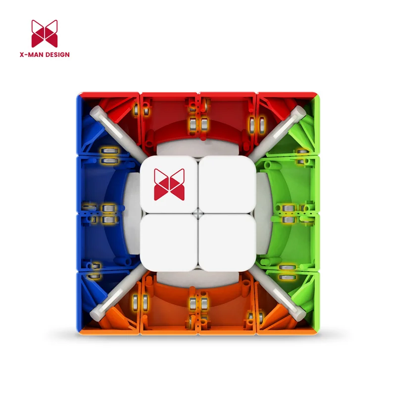 QiYi XMD Ambition 4x4 M Магнитный Волшебный Скоростной Кубик-Антистресс Игрушки-Непоседы Qiyi Ambition X-MAN 4X4 Cubo Magico Головоломка Изображение 3