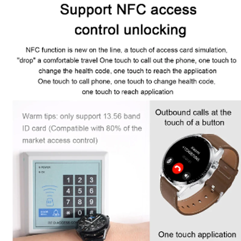 2023 Новые Мужские Спортивные GPS Bluetooth Talk IP68 водонепроницаемые NFC умные часы мужские для MEIZU 18s Pro Xiaomi Redmi 12C Samsung Galaxy S23 Изображение 5