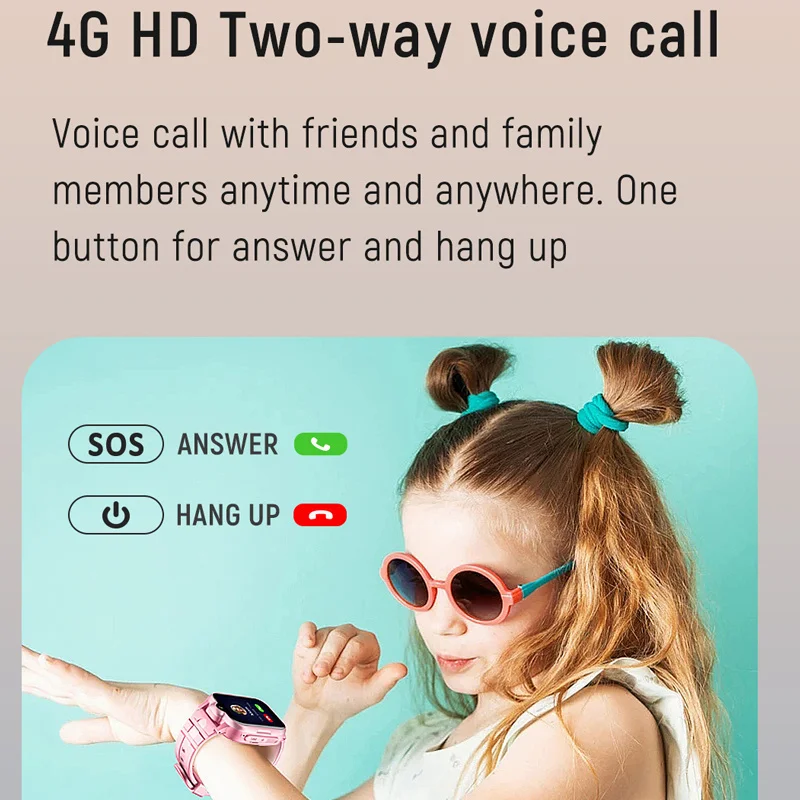 С 4G SIM-картой Мужские часы, Мужские Умные часы для детей, Wifi GPS Трекер, Голосовой чат, Монитор Видеозвонков, Xiaomi/Huawei 2023, Новые устройства Изображение 5